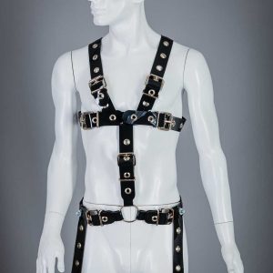 BDSM outfit man, harness