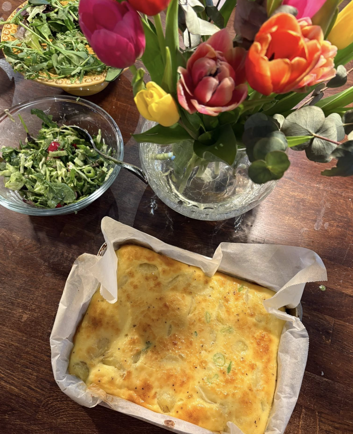 🍴Frittata med kokt potatis (leftovers)