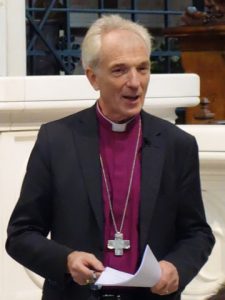 Archbishop Joris Vercammen speaks at St Boniface
