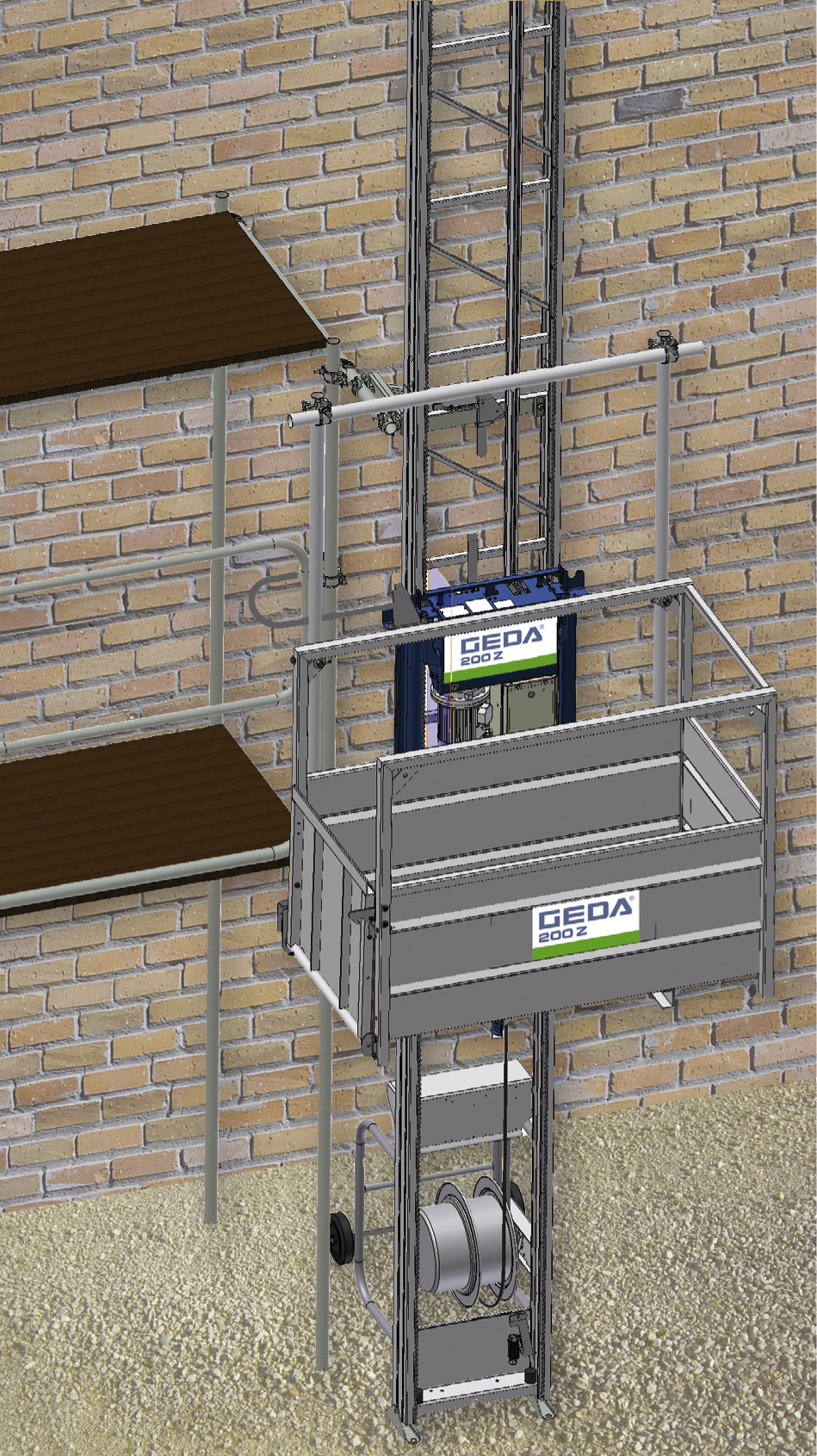 Geda 200 Z goederenlift - 200 kg huren - Afbeelding 4