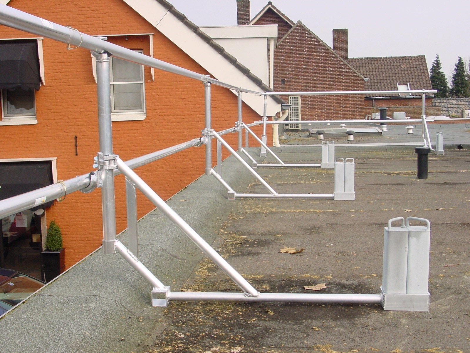 Custers Dakrandbeveiliging plat dak Pakket