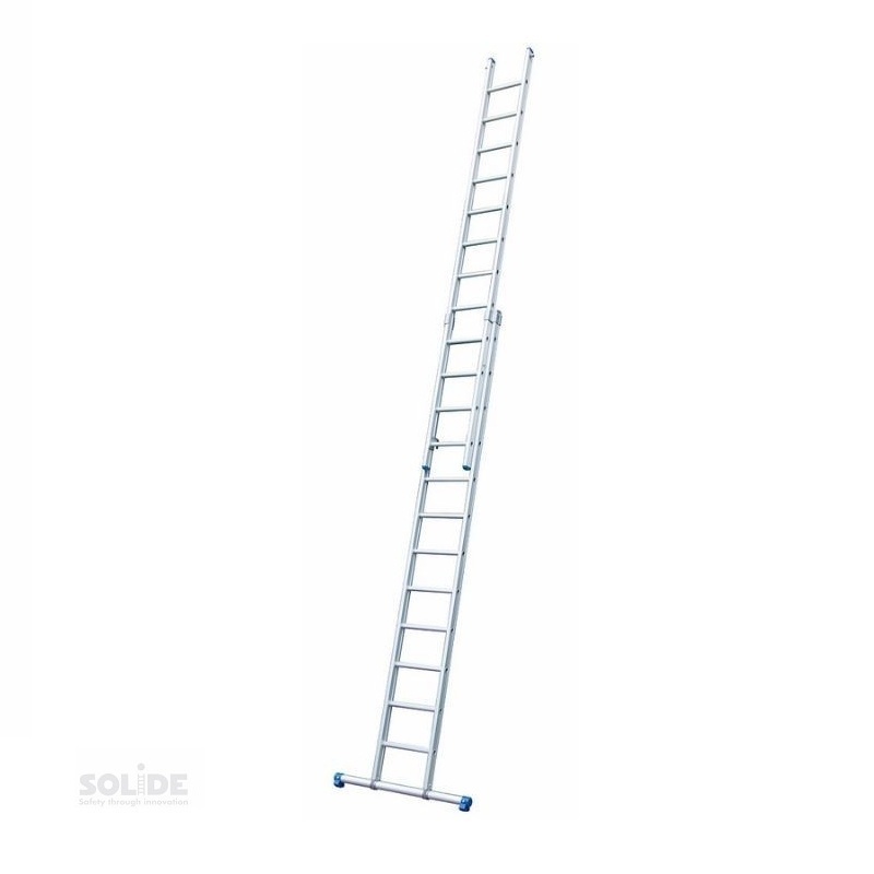 Solide Omvormbare ladder 2-delig (rechte voet met stabiliteitsbalk) - Afbeelding 11