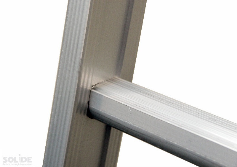 Solide Semi-Professionele Ladder - enkel - rechte voet - Afbeelding 4