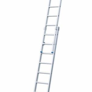 Solide Omvormbare ladder 2-delig (rechte voet met stabiliteitsbalk)
