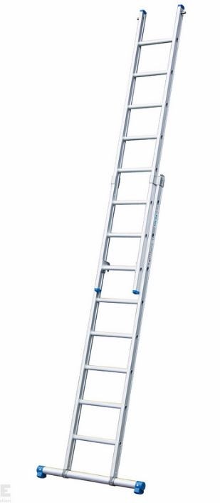 Solide Omvormbare ladder 2-delig (rechte voet met stabiliteitsbalk) - Afbeelding 9
