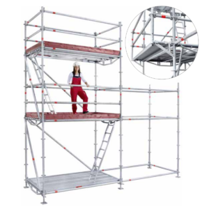MJ - Allround steigerpakket - Combi -  2,57m staal -5,14m x 9,20m (50m²) - 1,09m breedte