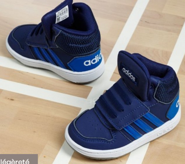 24€ Tennis Hoops Mid 2.0 Adidas Enfant