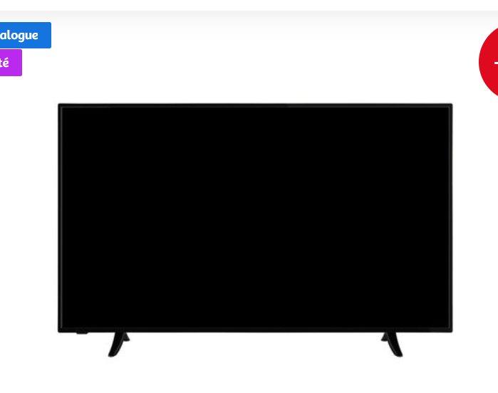 349€ la tv Auchan Selectline 58 pouces 4K