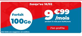 Auchan Telecom : 9.99€ le forfait mobile 100Go