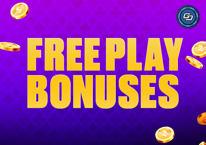 What is a free play bonus, and where can I find one?