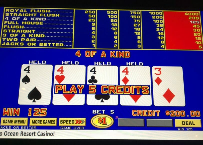 The Importance of Paytables in Video Poker