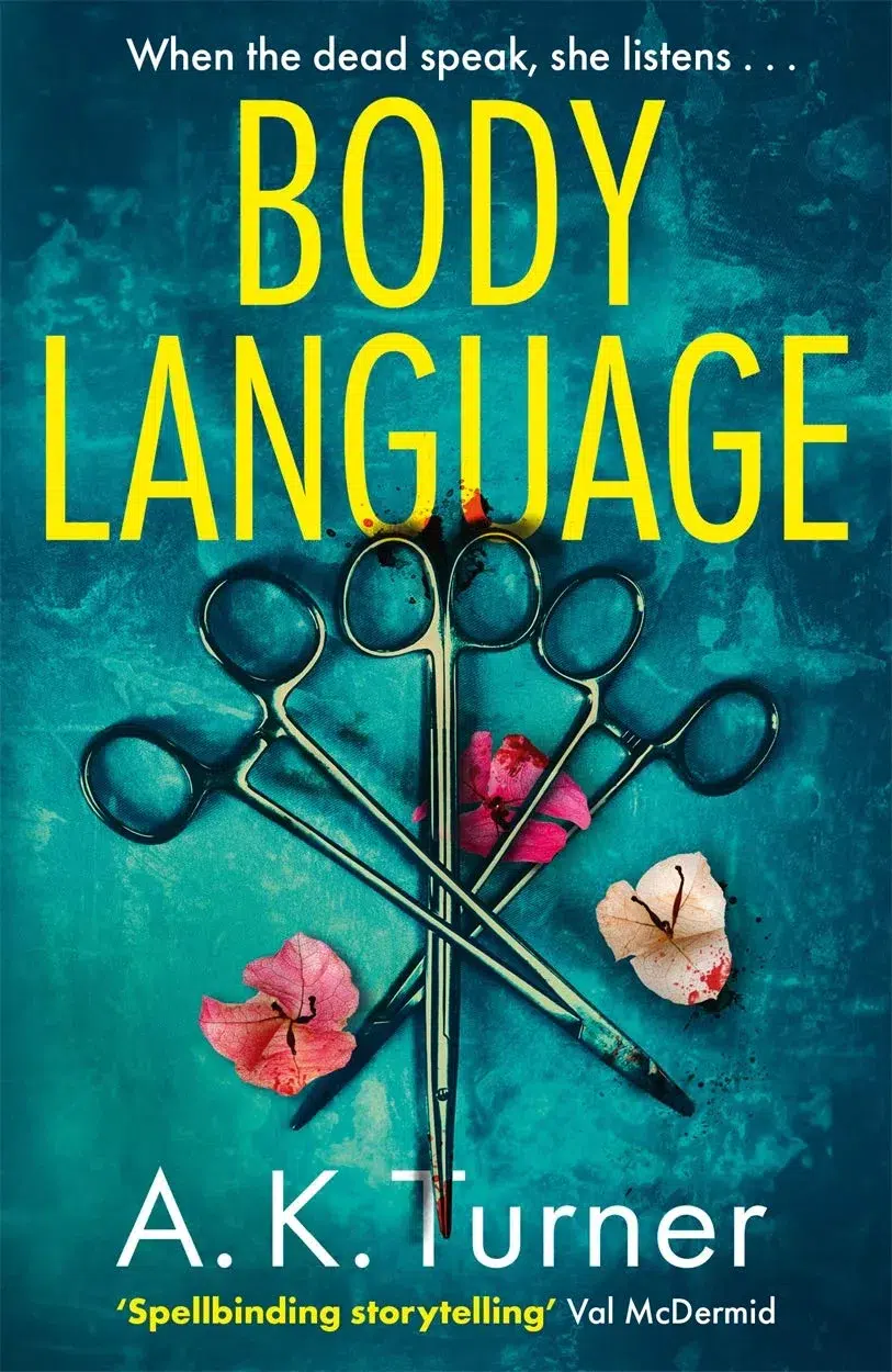 Cover of Body Language with mortuary tools