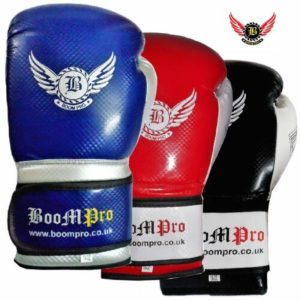Boom Pro Maya Leather Boxing Gloves Muay Thai Sparring MMA Training Punch Bag 16