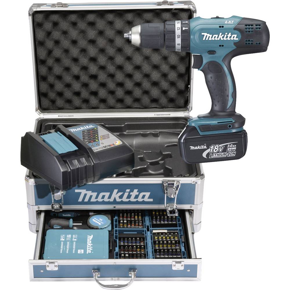 Makita DHP453RFX2 Accu-klopboor/schroefmachine 2 snelheden Incl. 2 accus