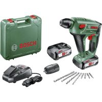 Bosch Home and Garden Uneo Maxx SDS-Quick-Accu-boorhamer 18 V 2.5 Ah Li-ion Incl. 2 accus