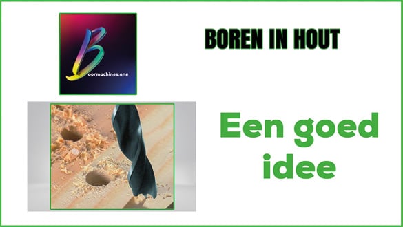 Boren in hout