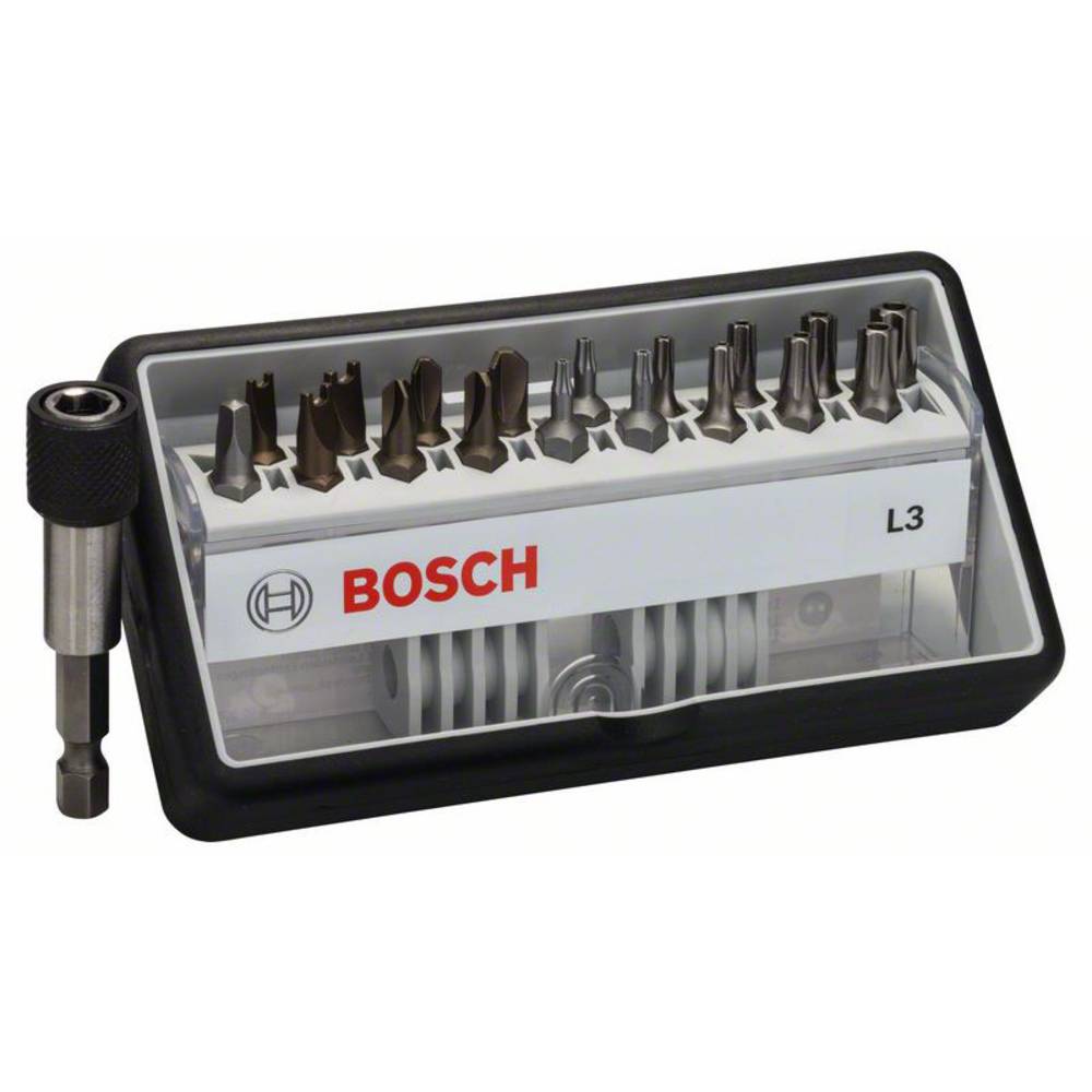 Bosch Accessories Robust Line 2607002569 Bitset 19-delig Binnen-vierkant (Robertson)