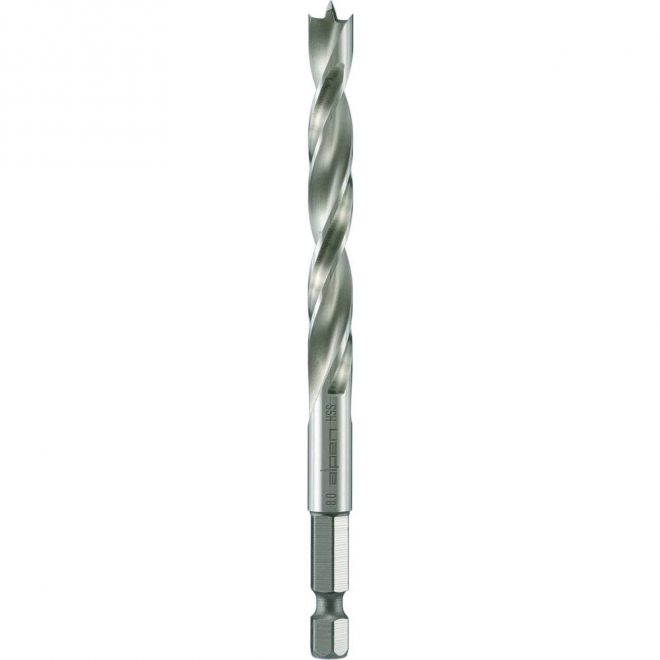 Alpen 0062201000100 Hout-spiraalboor 10 mm Gezamenlijke lengte 133 mm 1/4 (6.3 mm) buitenvierkant 1 stuk(s)