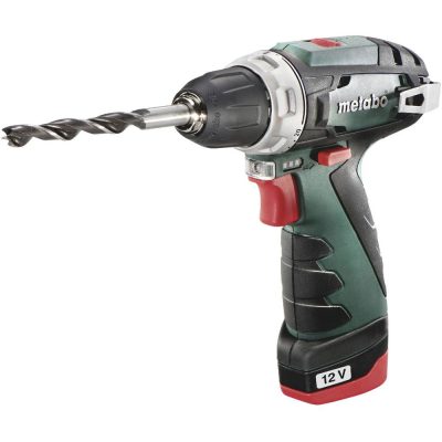 Metabo PowerMaxx BS Basic 600984000 Accu-schroefboormachine 12 V 2.0 Ah Li-ion Incl. 2 accus