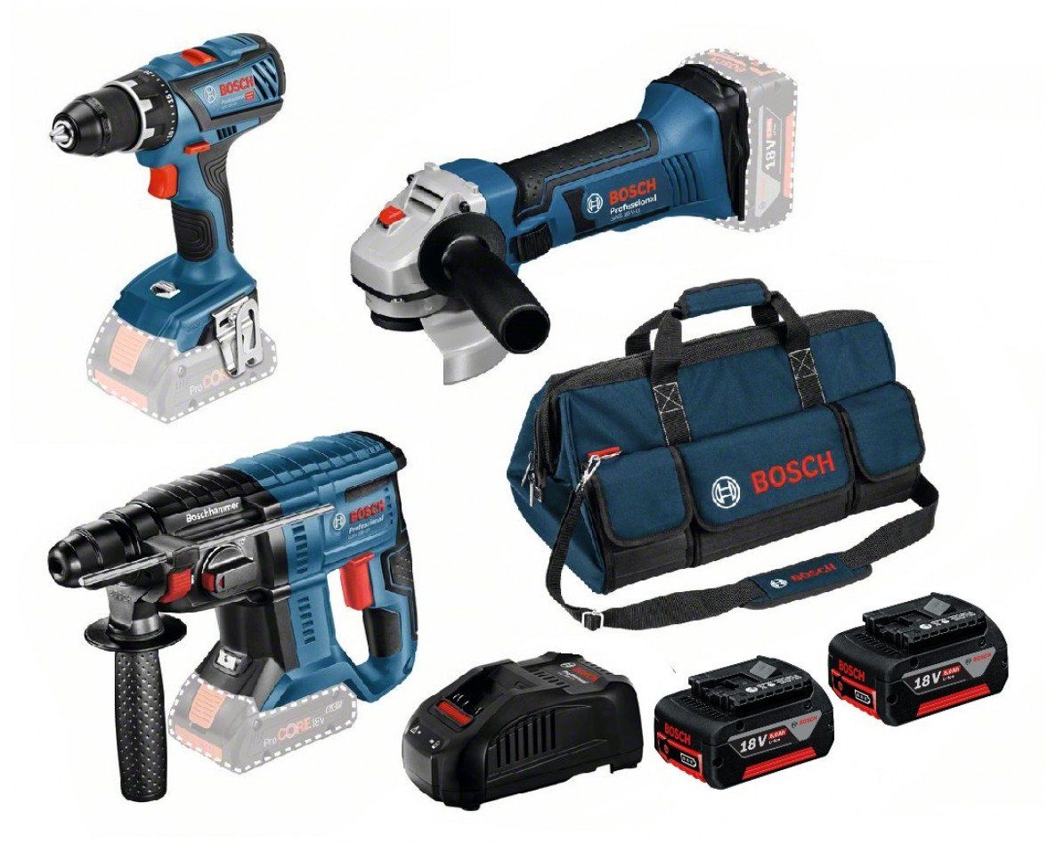 Bosch Blauw 0615990M0W 18V Accu Toolkit 3 in L-Boxx