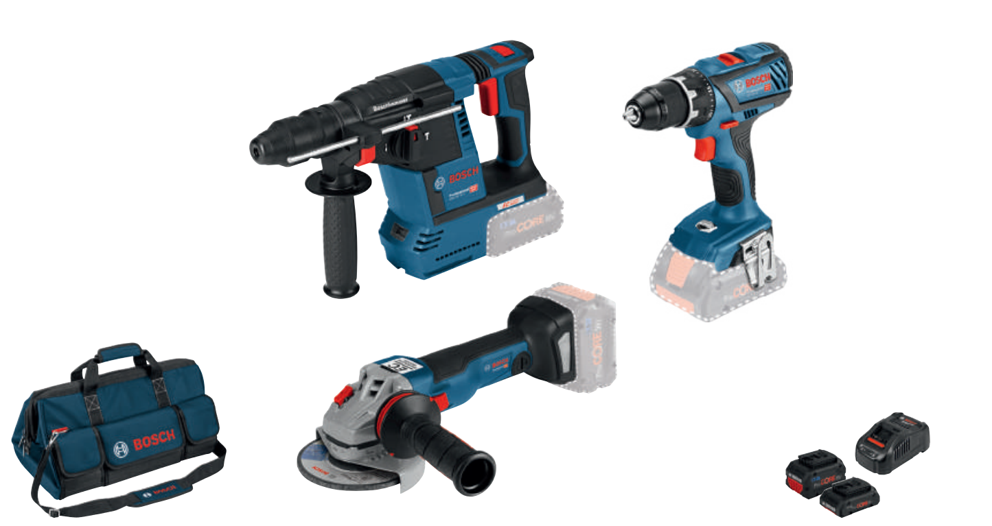 Bosch Blauw 0615990M3C 18V Accu Toolkit 3 in Toolbag