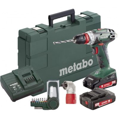 Metabo BS18Quick 18V boormachine Set met 2 Li-Power Accu&apos;s 2