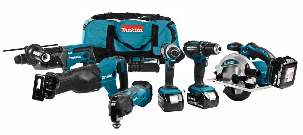 Makita DLX6038T 18 V Combiset voor divers Zaag-