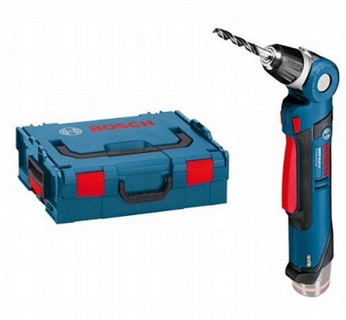 Bosch Blauw GWB 12 V-10 12V Haakse Boor/Schroefmachine Body in L-Boxx 0601390909