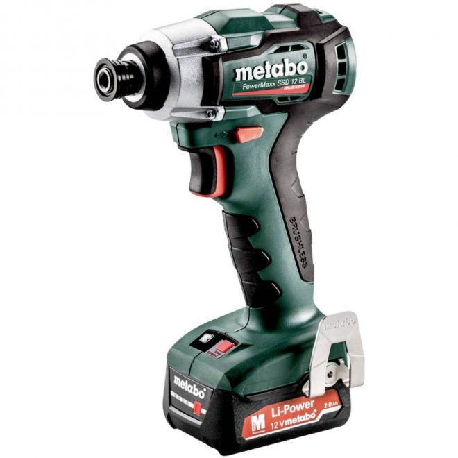 Metabo PowerMaxx SSD 12 BL 601115500 Accu-slagmoersleutel 12 V 2 Ah Li-ion
