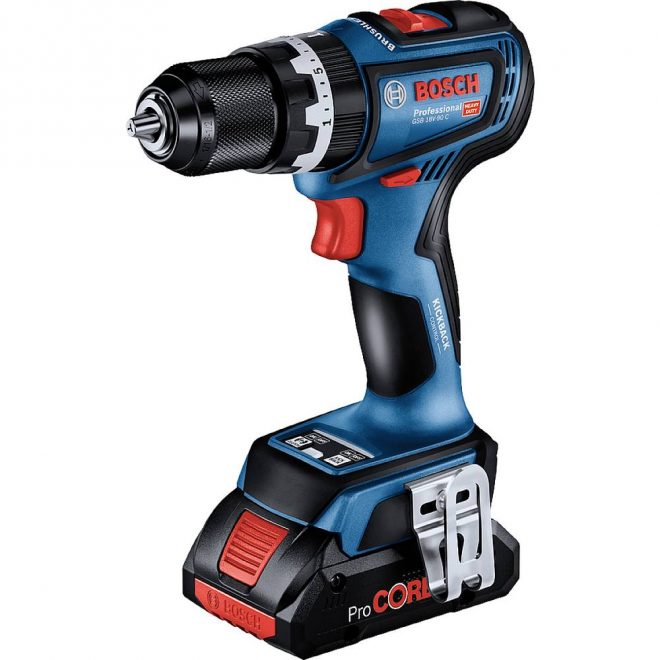 Bosch Professional GSB 18V-90 E 06019K6106 Accu-klopboor/schroefmachine 18 V 5 Ah Li-ion