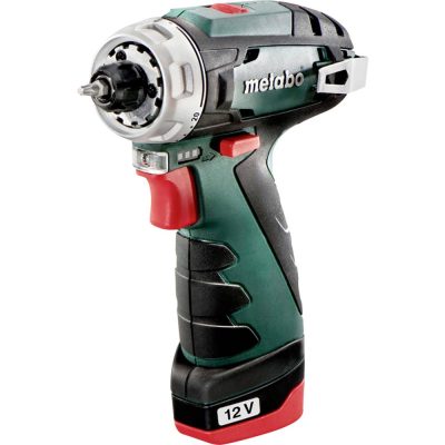 Metabo POWERMAXX BS BASIC 600984500 Accu-schroefboormachine 12 V 2.0 Ah Li-ion Incl. 2 accus