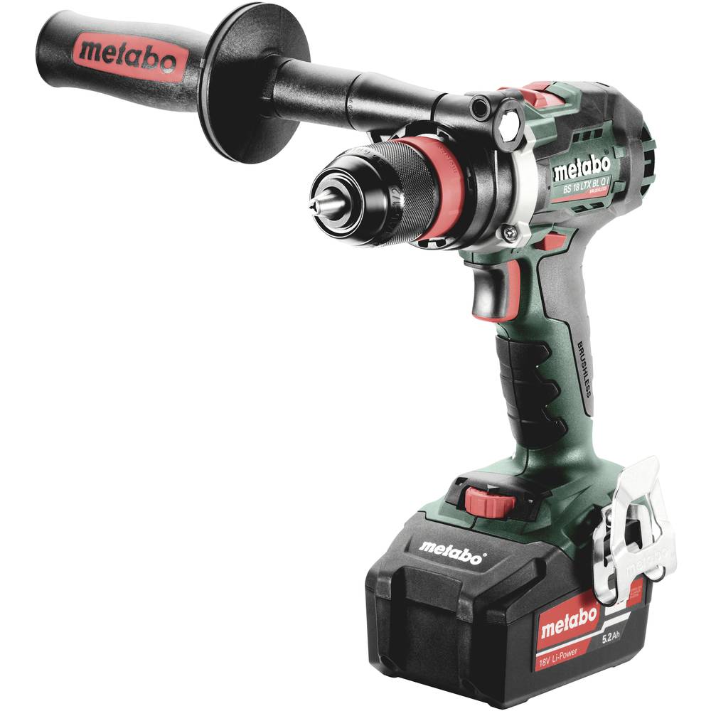 Metabo BS 18 LTX BL Q I 602359650 Accu-schroefboormachine 18 V 5.2 Ah Li-ion Incl. 2 accus