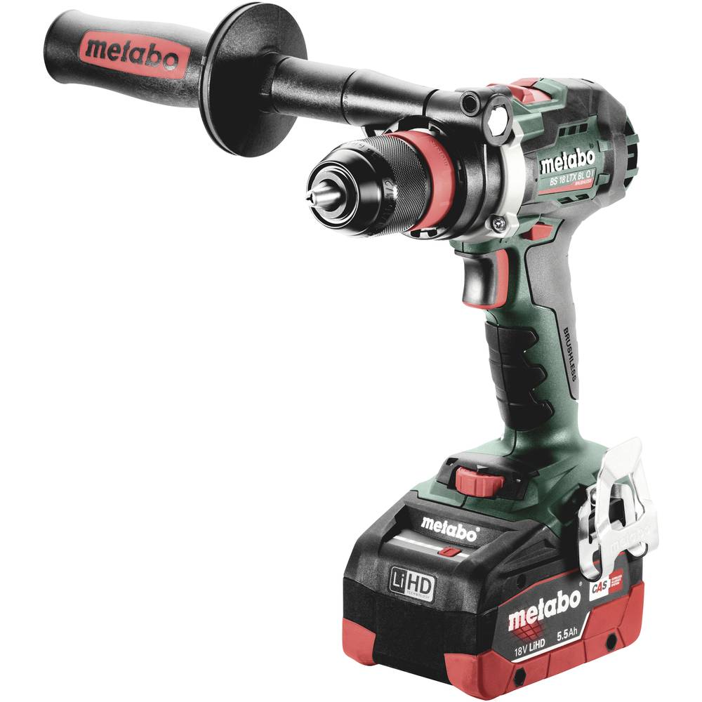 Metabo BS 18 LTX BL Q I 602359660 Accu-schroefboormachine 18 V 5.5 Ah Li-ion Incl. 2 accus