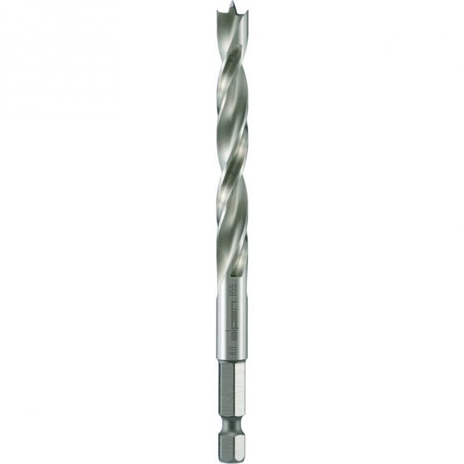 Alpen 0062201000100 Hout-spiraalboor 10 mm Gezamenlijke lengte 133 mm 1/4 (6.3 mm) buitenvierkant 1 stuk(s)