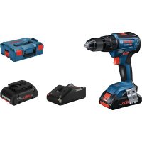 Bosch Professional GSB 18V-55 Accu-klopboor/schroefmachine Incl. koffer, Incl. 2 accus