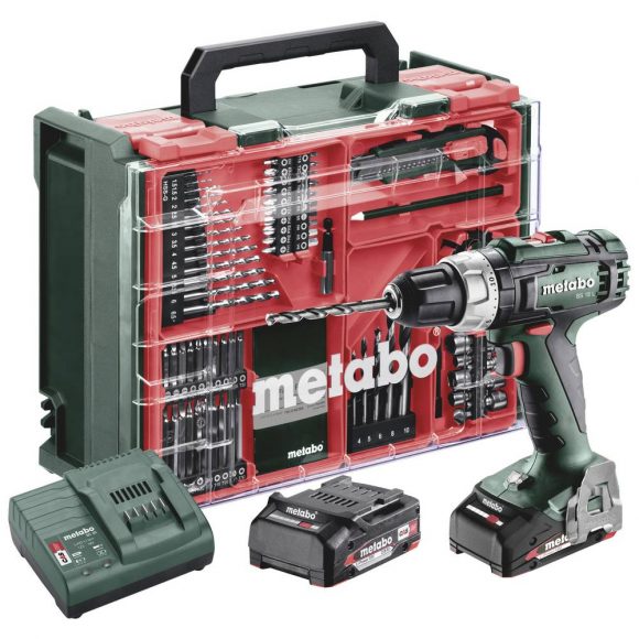 Metabo BS 18 L Set 602321710 Accu-schroefboormachine 18 V 2 Ah Li-ion Brushless