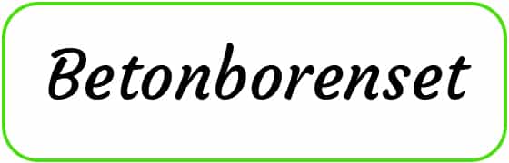 Betonborenset