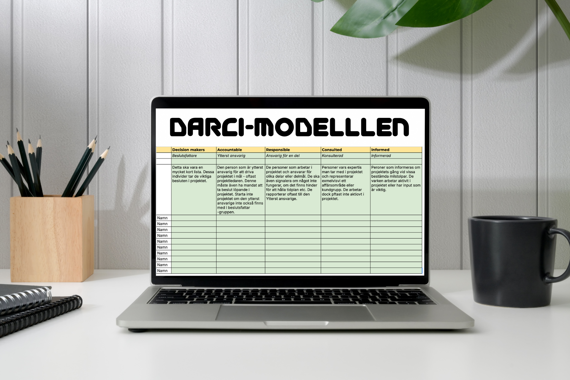 DARCI-modellen mall