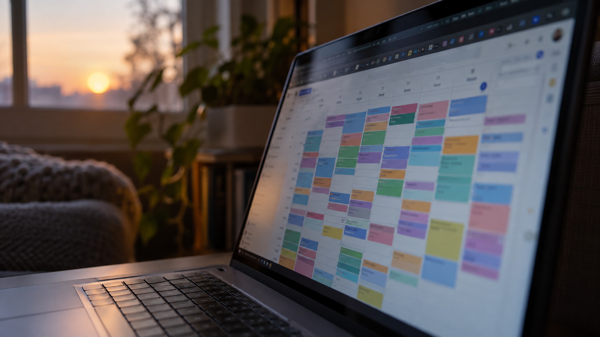 Kalender i dator som illustrerar tid för att sköta Google Ads själv