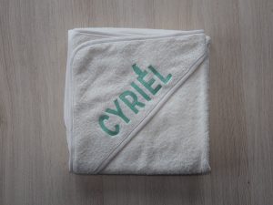 Ecru badcape - Cyriel