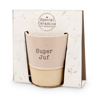 Special Ceramics - Beker - "Super Juf"