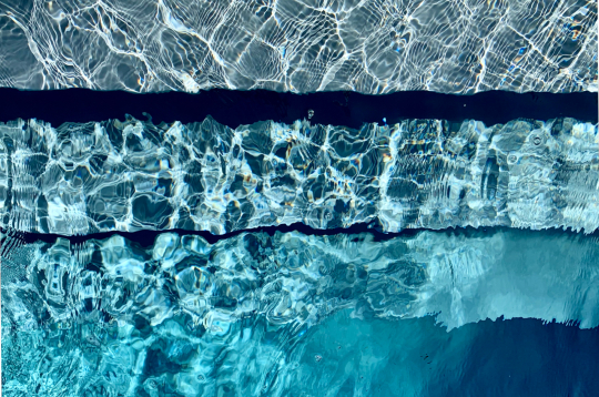Liner piscine gris foncé
