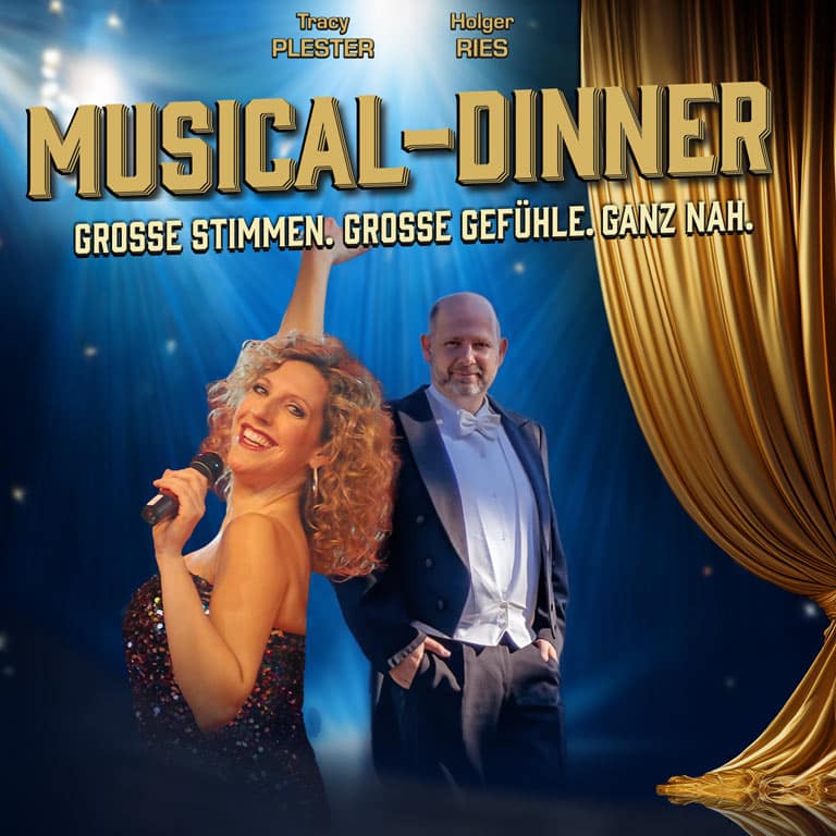 Musical-Dinner mit den Musical-Stars Tracy Plester und Holger Ries