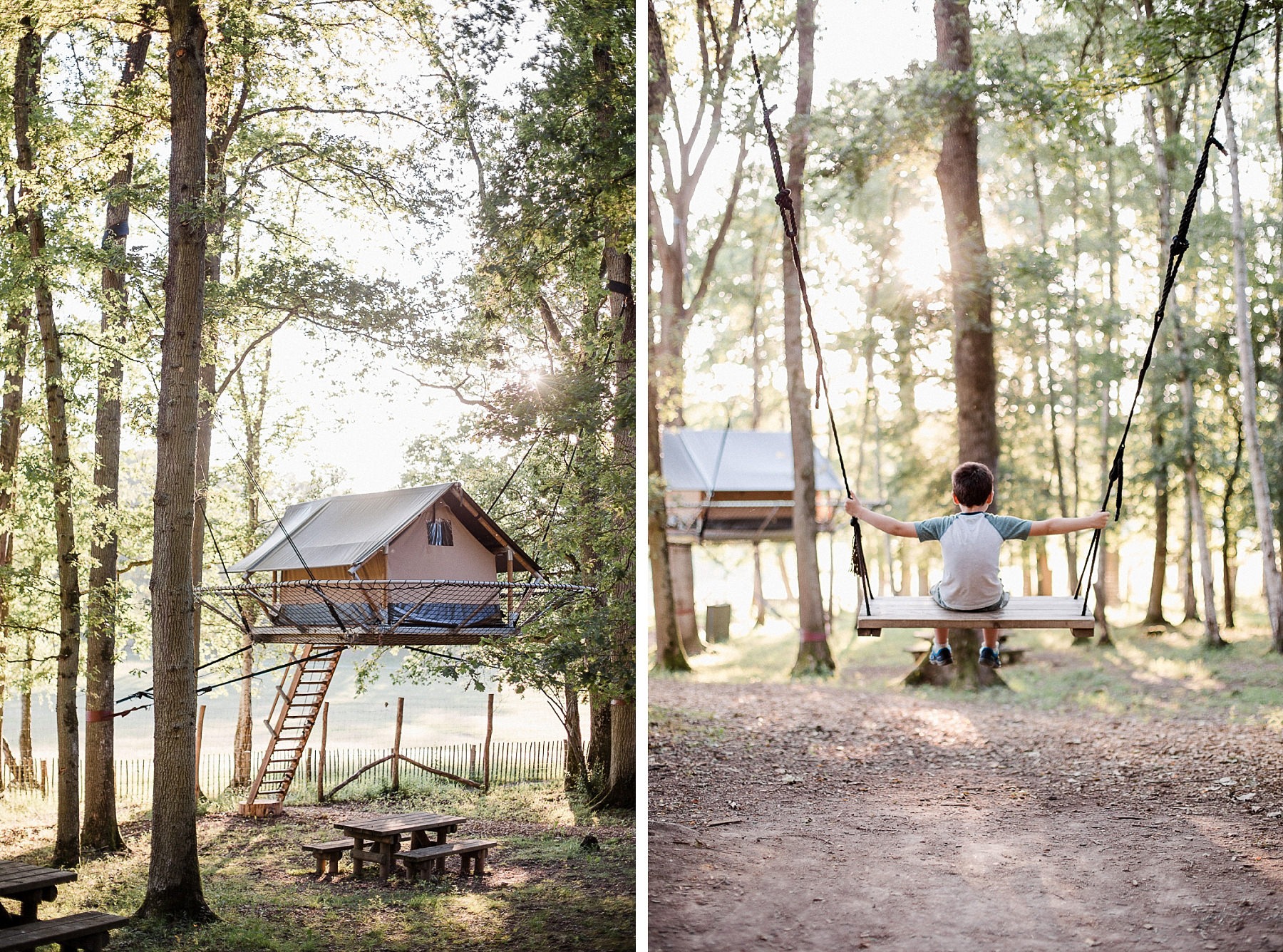 Tree Tents - Dormir dans les arbres aux Grottes de Han