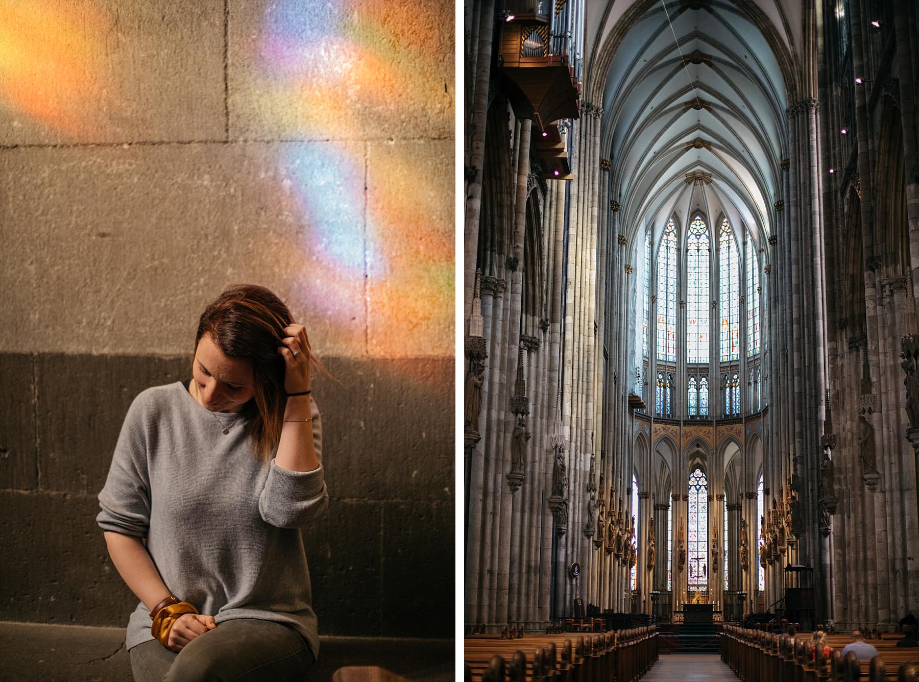 Cologne cathédrale vue intérieure