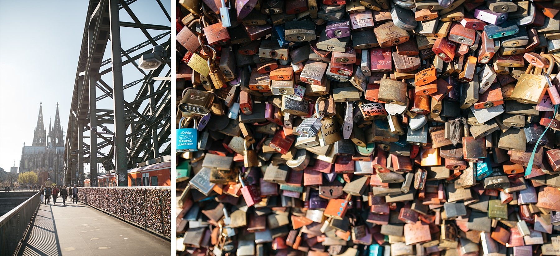 Cologne pont Hohenzollern