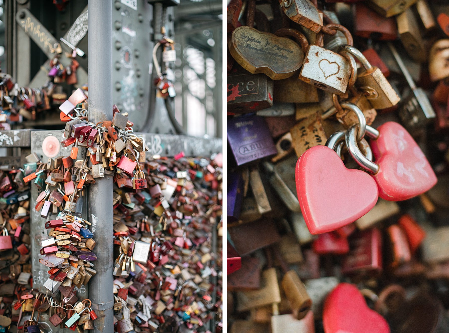 Cologne pont Hohenzollern cadenas