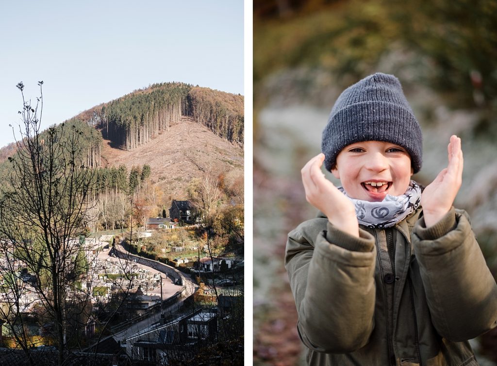 Malmedy totemus Ardennes Belgique Randonnée famille