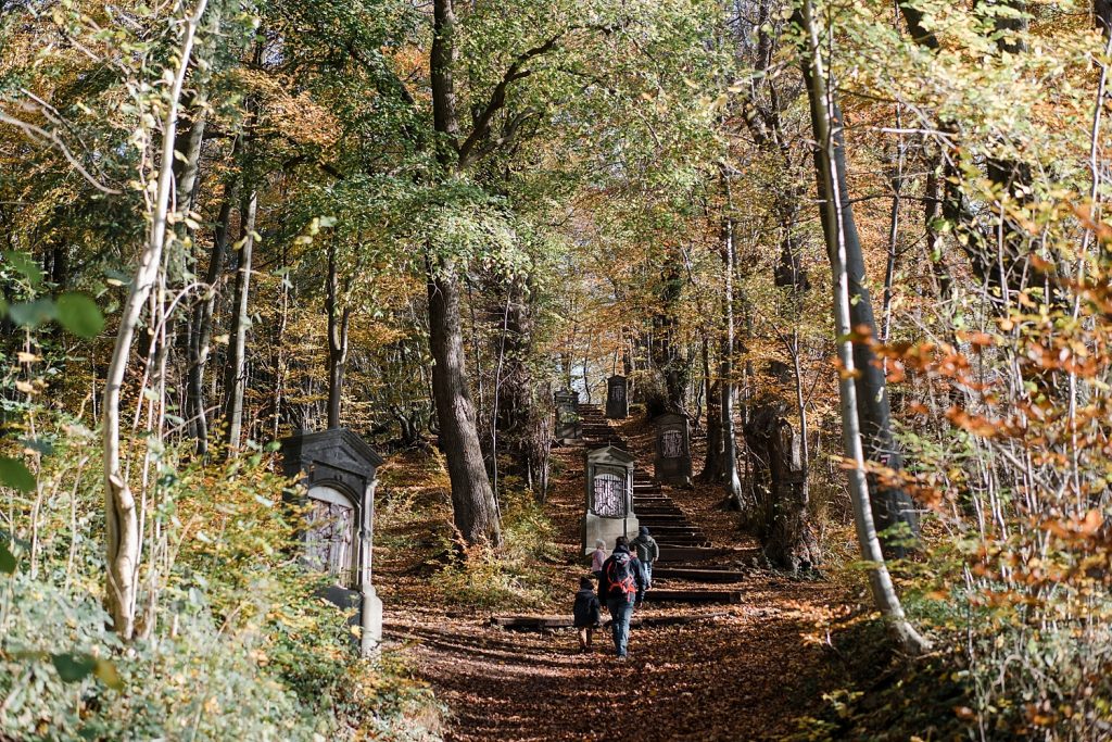 Malmedy totemus Ardennes Belgique Randonnée famille le calvaire 