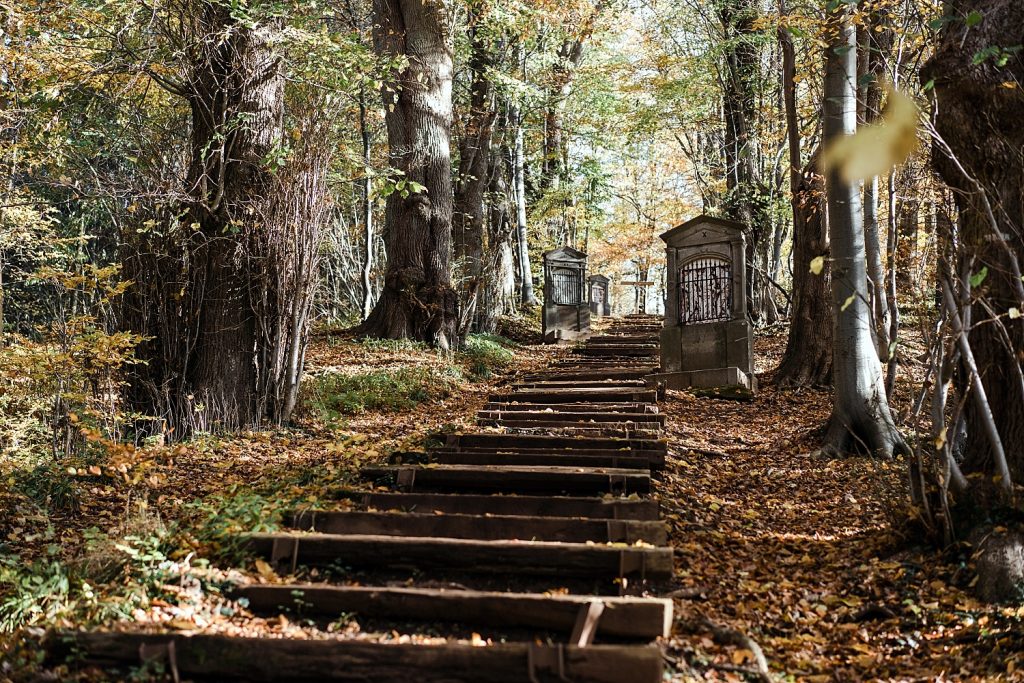 Malmedy totemus Ardennes Belgique Randonnée famille le calvaire 